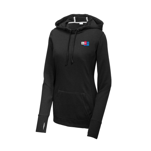 Sport-Tek ® Ladies PosiCharge ® Tri-Blend Wicking Fleece Hooded Pullover